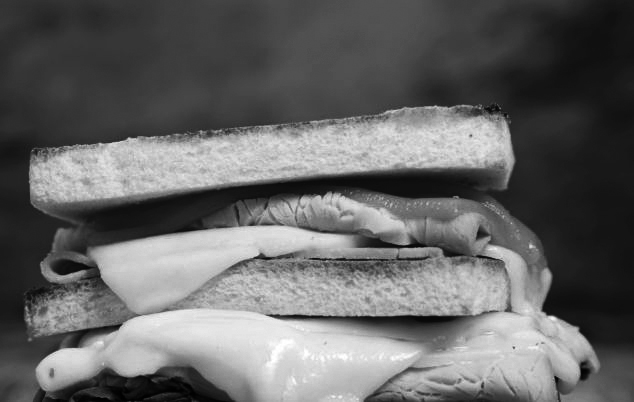 Croque monsieur die klaar is